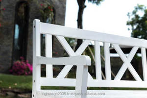 Muebles de comedor de diseño moderno Banco largo 3 asientos Silla de comedor de madera Banco otomano con marco de madera - Product Image 3