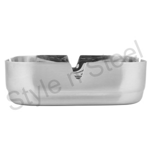 Metal Custom <b>Ashtrays</b> Stainless Steel Accessories <b>Ashtray</b> Square Ash Tray - Product Image 3