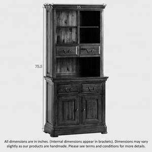 Hutte en bois d'acacia, petite commutateurs/buffet en bois, offre spéciale - Product Image 3