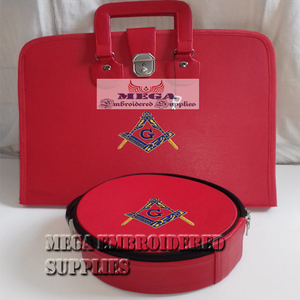 Étui de tablier franc-maçonnerie, matière solide, style regelin - Product Image 3