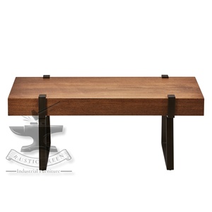 Mesa de centro Rectangular pequeña Industrial Vintage - Product Image 2