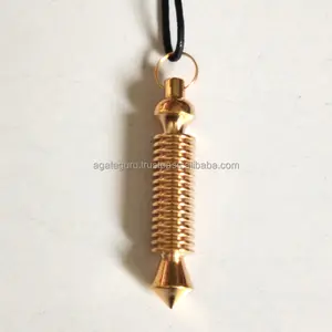 Golden 16 plate ISIS Pendulum Wholesale Copper Pendulum