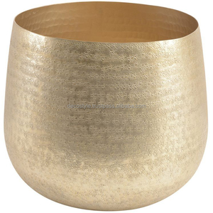 Korbus Champagne Métal Martelé Planteur - Product Image 1
