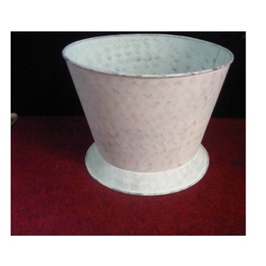 Iron Galvanized European Style Floor Use Garden Planter Pot - Product Image 1