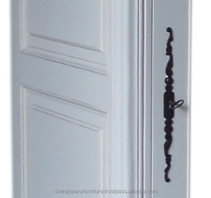 Armario blanco francés de 1 puerta, mueble de caoba, indonesia - Product Image 6