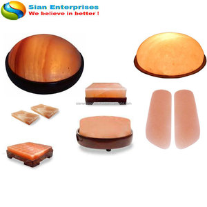 Détox des pieds au sel de l'Himalaya rond et autres formes avec base en bois disponible ici-Sian Enterprises - Product Image 6