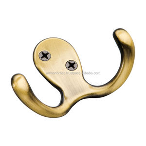 ตะขอแขวนผนังโลหะรูปหมวกผ้าเช็ดตัวทำมือตะขอแขวนผนังราวแขวนเสื้อโค้ทสำหรับห้องนั่งเล่นห้องน้ำ - Product Image 1