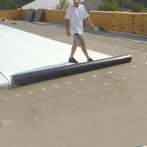 Manufacturer 1.5mm 60mil Pvc Waterproof Material Pvc Pool Vinyl Waterproofing Membrane For Roof