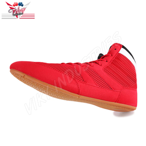 2024 New Style Professional Boxing Taekwondo <b>Shoes</b> for Men Air Permeable <b>Wrestling</b> <b>Shoes</b> Rubber Sole Genuine Leather Lining - Product Image 4