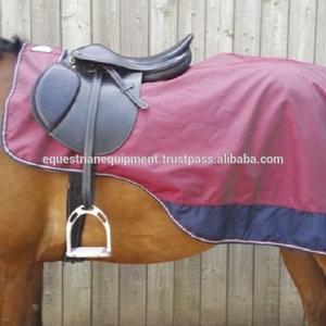 Orchit Summer Equine Exercice Cheval Tapis 600D Polyester Ripstop Imperméable Respirant Nylon Polaire Coton Toile Maille en Violet - Product Image 1