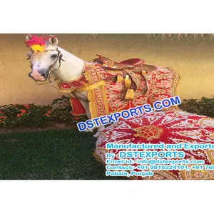 Традиционный индийский свадебный костюм лошади, экспортер, свадебное украшение, наряд лошади, индийский свадебный праздничный костюм лошади, производители