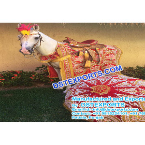 Exportadores de Trajes de Caballo para Bodas Indias Tradicionales, Decoración de Bodas, Atuendo de Caballo, Fabricantes de Decoración de Caballos para Bodas Indias - Product Image 1