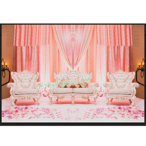 Conjunto de sofás de estilo occidental para boda, mobiliario de escenario indio, para bodas asiáticas, fabricante - Product Image 1