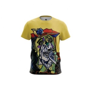 Camisetas de seda satinada de alta calidad para hombre, estilo deportivo informal, secado rápido, transpirable, hecho a medida, elegantes tamaños de impresión por sublimación - Product Image 1