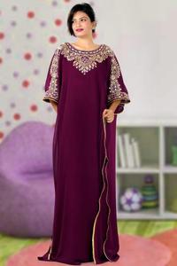 2019-2020ชุด Abaya มุสลิมที่มีคุณภาพยอดเยี่ยมดูไบ Abaya Kimono Kaftan Jalbab State Of The Art Ajm - Product Image 4