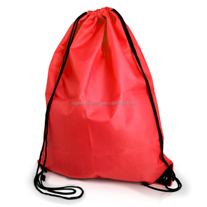 Colorful logo Printed Promotional Cheap Sport Drawstring Bag - Product Image 3