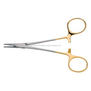Stainless Steel Dental Needle Holders Surgical Forceps Neivert Needle Holder for <b>Plastic</b> Surgery - Product Image 1