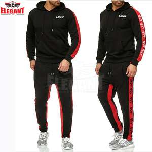 2024 moda sudaderas con capucha ropa deportiva hombres chándal Sudadera con capucha otoño hombres marca ropa Sudadera con capucha y pantalones conjuntos - Product Image 1