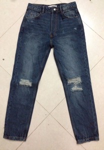 กางเกงยีนส์สำหรับผู้หญิงใส่ในฤดูใบไม้ผลิและฤดูใบมีดซักสำหรับผู้ใหญ่ในสต็อกเครื่องแต่งกายขนาดผสม - Product Image 2