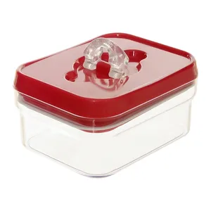 Bestseller 2020 Plastic Lunchbox 600Ml Hittebestendig Luchtdicht Deksel 100% Lekvrije Transparante Doos Magnetron Veilig Snel Slot