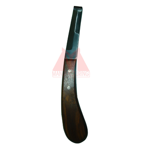 Nuevo cuchillo de pezuña de herrador hoja de bucle clásico de acero inoxidable para el cuidado de caballos de ganado hecho en Pakistán - Product Image 5