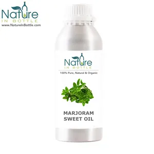 Aceite orgánico de Marjoram dulce, aceites esenciales naturales puros, precio al por mayor