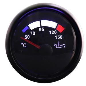 มาตรวัดอุณหภูมิน้ำมันอนาล็อกขนาด52มม. พร้อมเซ็นเซอร์สำหรับรถยนต์ - Product Image 2