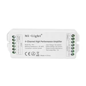 Mi Light PA4 4-Channel DC12V-24V Output15A Hight Performance Amplifier for led strip lights