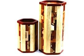 Florero de madera de precio barato al por mayor - Product Image 2