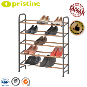 SALE EBay Wholesale Taiwan Storage Household Furniture Manufacturer 5 Tier <b>Wood</b> Grain <b>Shoe</b> Storage Wholesale - Product Image 6
