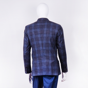 Traje de Negocios Transpirable de Seda y Lino para Hombre Steve & James, Cuello en V, Corte Moderno, Chaqueta Personalizable, Talla Ajustable - Product Image 5