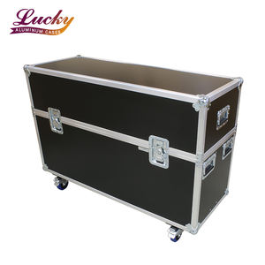 Prezzo di fabbrica di formato Personalizzato Logo borsa da viaggio professionale 2x55 pollici A LED di alluminio di volo caso TV - Product Image 2