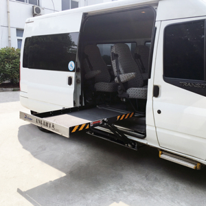 Plateforme élévatrice électrique pour fauteuil roulant pour personnes handicapées, voiture, fourgon, <span class=keywords><strong>bus</strong></span>, fauteuil roulant, patient, accès et descente des véhicules, certificat CE Emark - Product Image 5