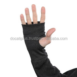 OEM diseño personalizado alargado largo agujero del pulgar sudaderas con capucha para los hombres - Product Image 4