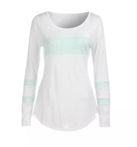 Nouvelle collection de t-shirts pour femmes en tissu de mousseline de soie décontractée pour l'été et le printemps, col rond, mode 2026, provenance du Bangladesh - Product Image 1