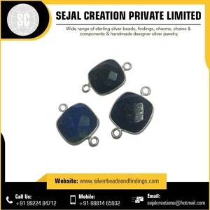 Prix de gros, lunette en argent Sterling, connecteurs de pierres précieuses, matériaux et accessoires de fabrication de bijoux de haute qualité - Product Image 5