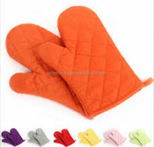 Indian Good Quality Cotton Kitchen <b>Gloves</b> - Product Image 1