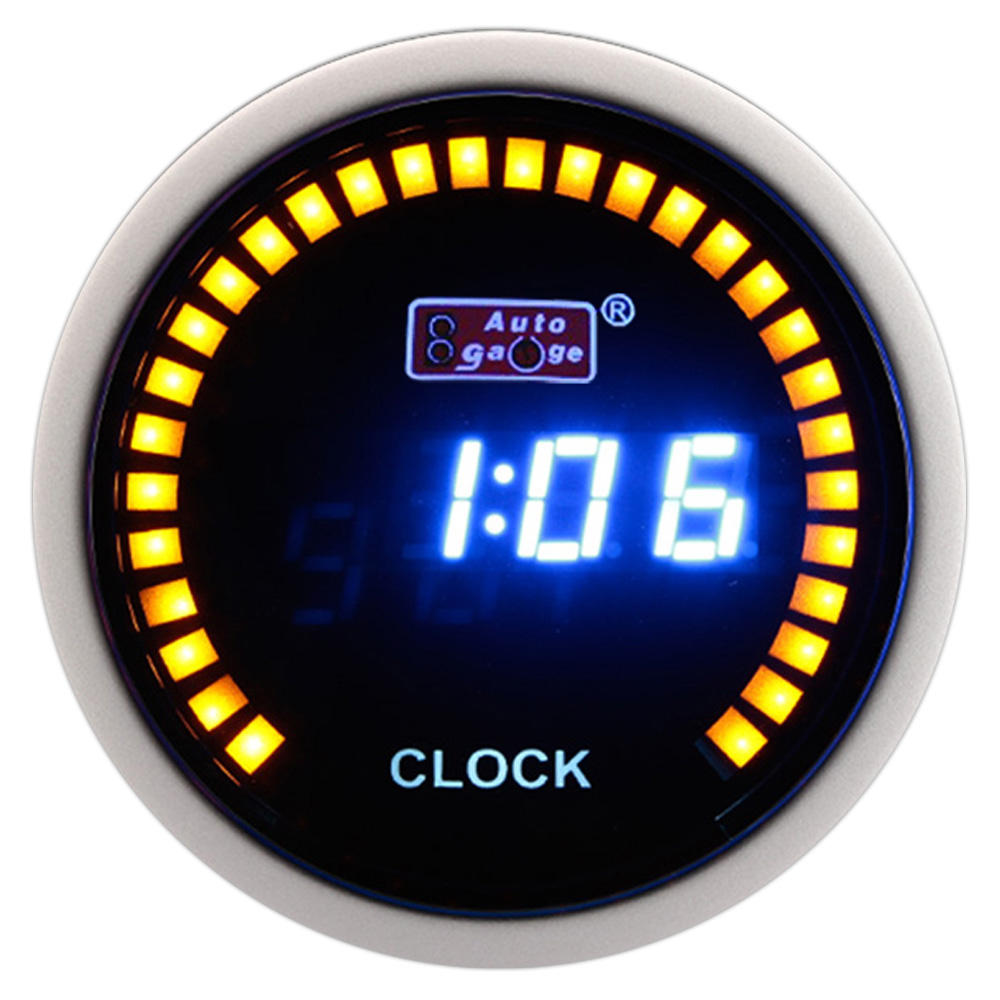 Orologio Digitale LED Per Auto - Display Ore, Minuti, Data, Timer, Colore Blu - Foto 11