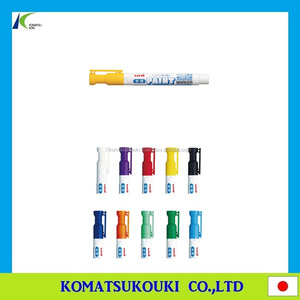 Nouveau stylo marqueur de peinture industrielle aqueuse (rose) pour métal, plastique, caoutchouc, bois, fabriqué au japon - Product Image 6