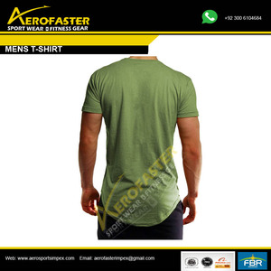 เสื้อยืดผู้ชายสีเขียวมะกอก - Product Image 2