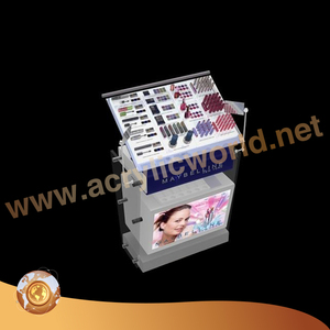 Customized cosmetic floor <b>stand</b> acrylic cosmetic displays acrylic eyelash display acrylic cosmetic display cosmetic display counter - Product Image 6