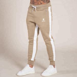 Chándal de color Beige para hombre, chándal con paneles blancos, fabricado por Hawk Eye Sports (se acepta PayPal) - Product Image 2