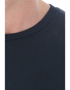 Camiseta básica de algodón orgánico para hombre, Jersey transpirable de secado rápido, informal, de talla grande, liso, teñido, comprimido, 100% algodón sólido - Product Image 4