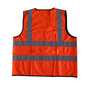 Construction Safety Signal Vest With Reflective Tape Glow In The Dark - Product Image 3