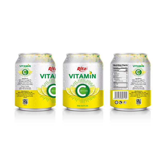 250ml Court peut Saine Énergie Vitamine C Boisson