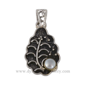 925 argent Sterling perle d'eau douce pierre gemme pendentif ovale femmes bijoux en argent religieux pour les occasions chrétiennes chrétiennes - Product Image 1