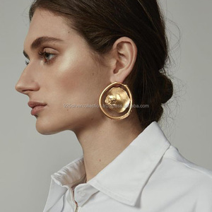 Plaqué or Design De Mode En Gros Femmes De Mariage À La Main Boucles D'oreilles - Product Image 2