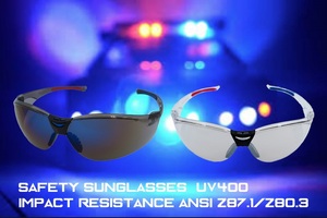 Lunettes de sécurité avec coussinet nasal antidérapant et embout en caoutchouc pour une protection sûre des yeux - Product Image 3