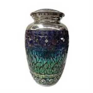 Rouge sang et papillon commémoratif métal laiton/aluminium adultes cendres funérailles humaines urnes de crémation Style américain/européen - Product Image 5