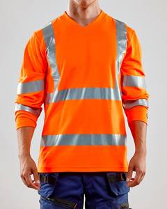 Camiseta DE SEGURIDAD transpirable de punto de manga larga Hi VIS - Product Image 6